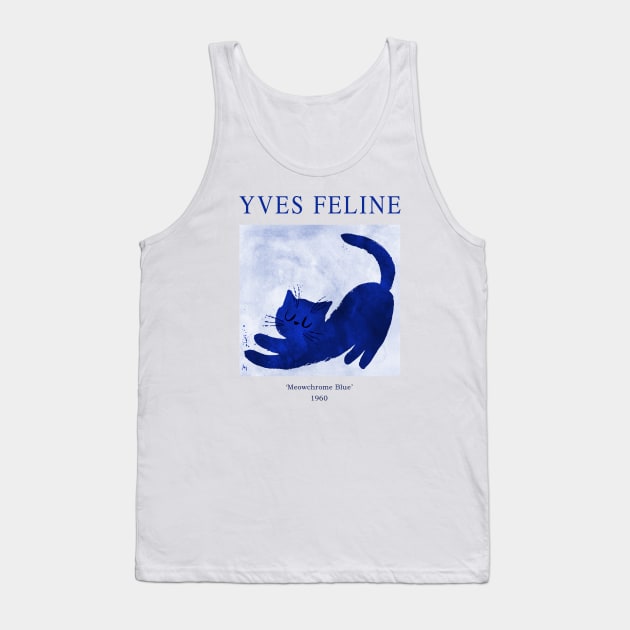 Yves Feline Tank Top by Planet Cat Studio